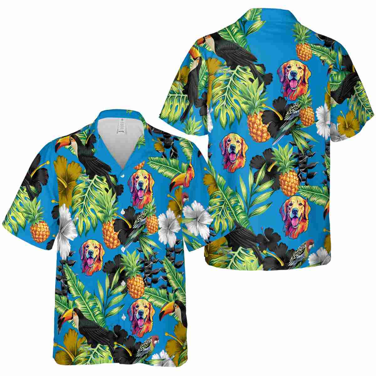 Dog Leafy Toucan Hawaiian Shirt Premium grade Dog Leafy Toucan Hawaiian Shirt Premium grade