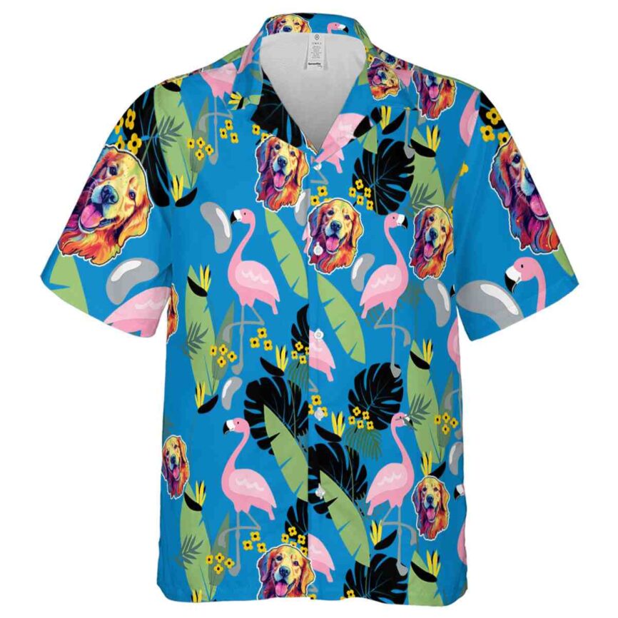 Dog Pink Flamingo Hawaiian Shirt Fashion forward
