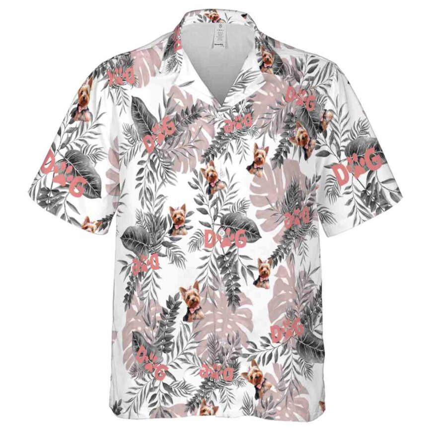 Dog Tropical Fronds Hawaiian Shirt Fashion forward