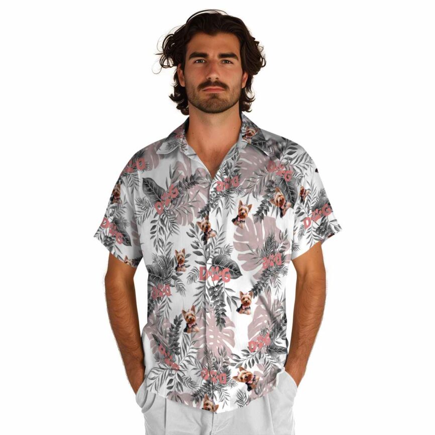 Dog Tropical Fronds Hawaiian Shirt New Arrival