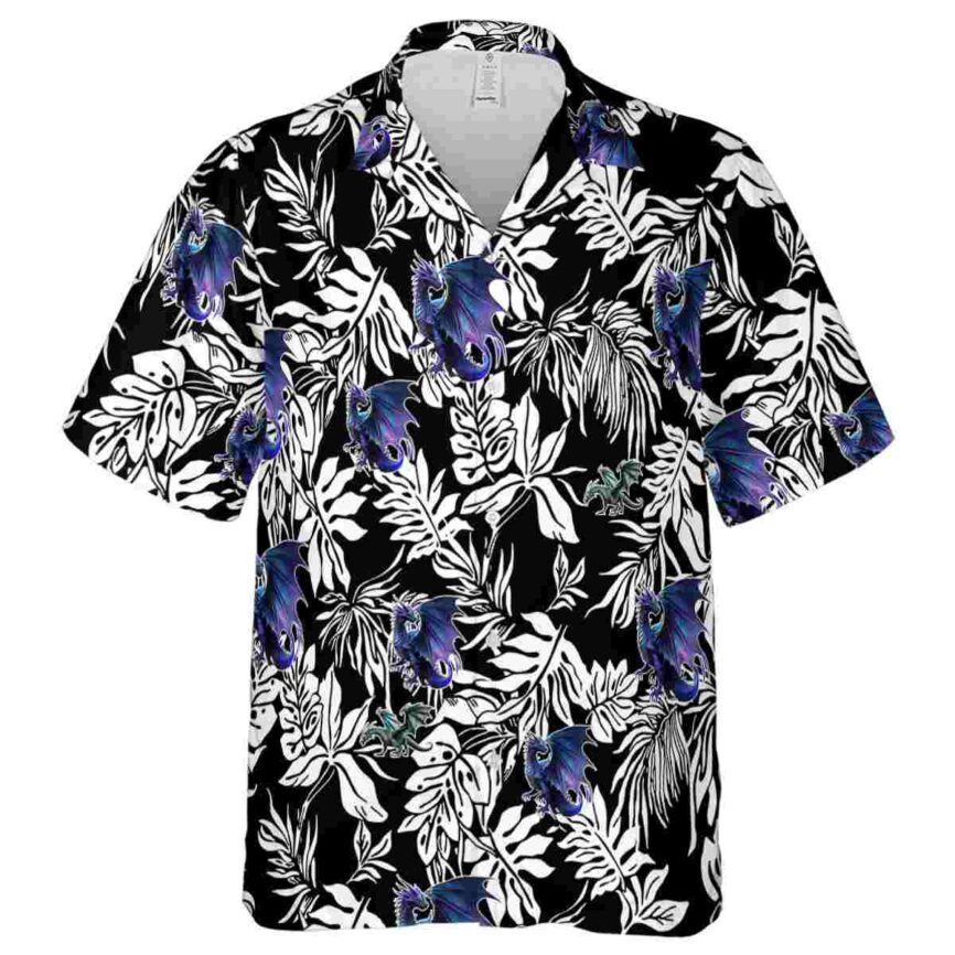 Dragon Bold Foliage Hawaiian Shirt Fashion forward