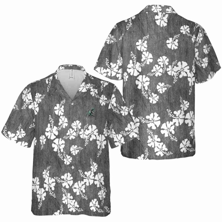 Dragon Hibiscus Blossom Hawaiian Shirt Premium grade