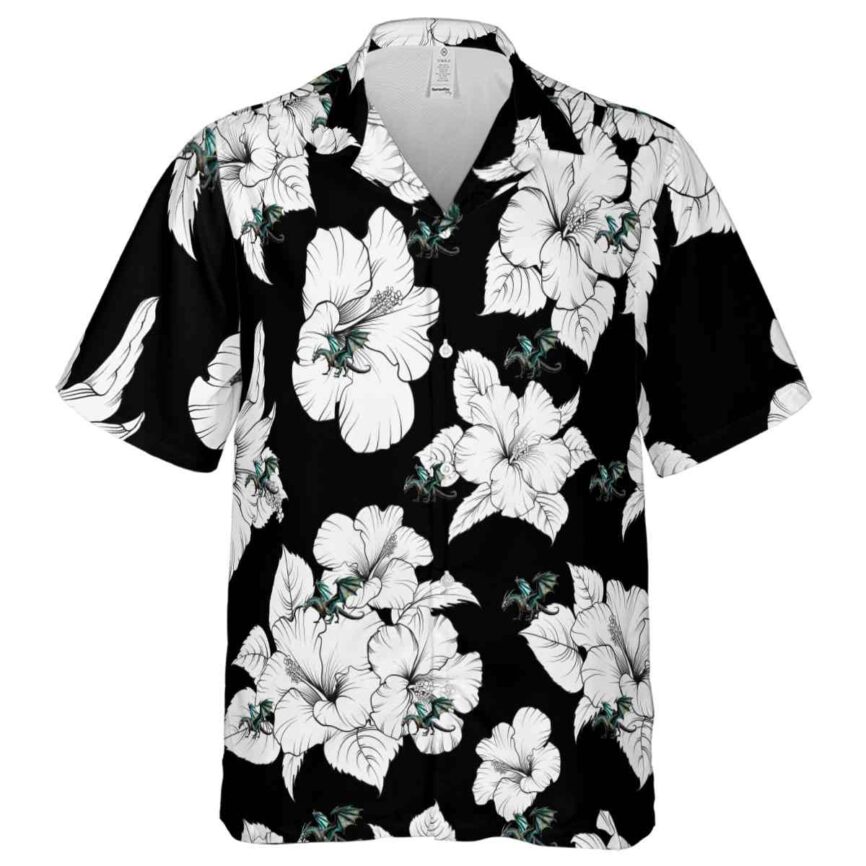 Dragon Hibiscus Flower Hawaiian Shirt Fashion forward