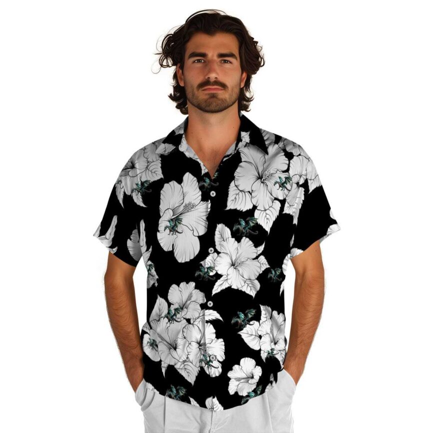 Dragon Hibiscus Flower Hawaiian Shirt New Arrival