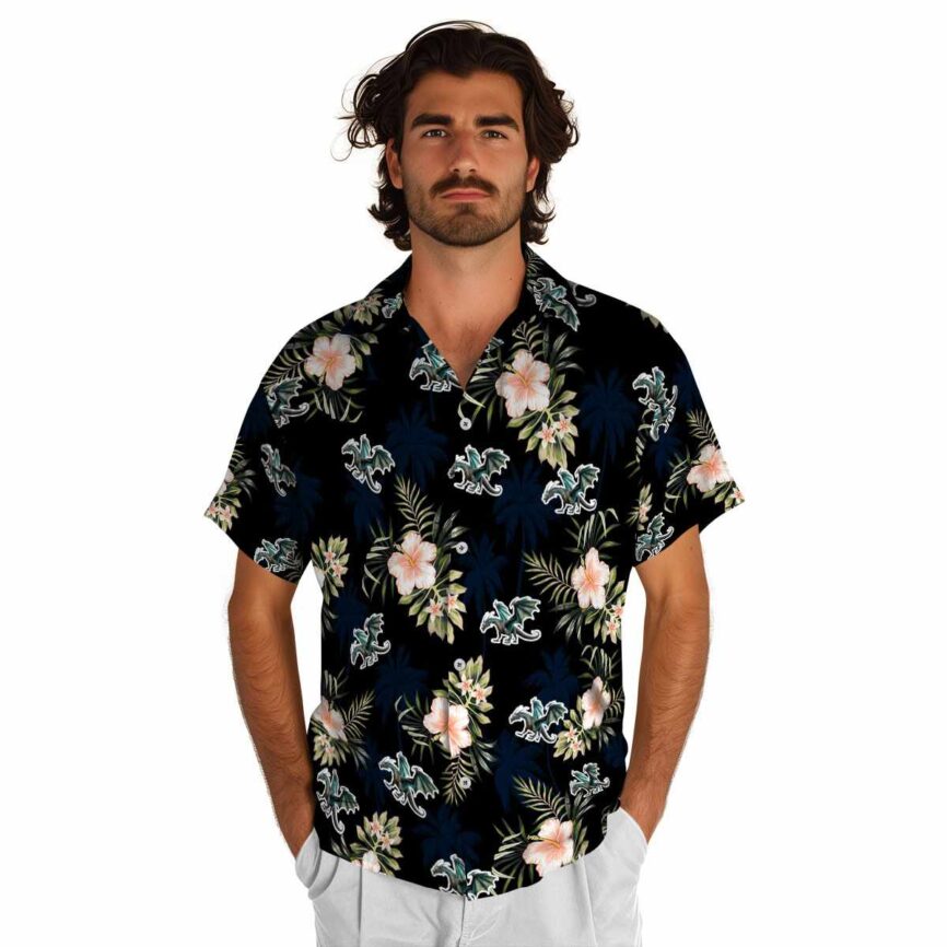 Dragon Hibiscus Palm Hawaiian Shirt New Arrival