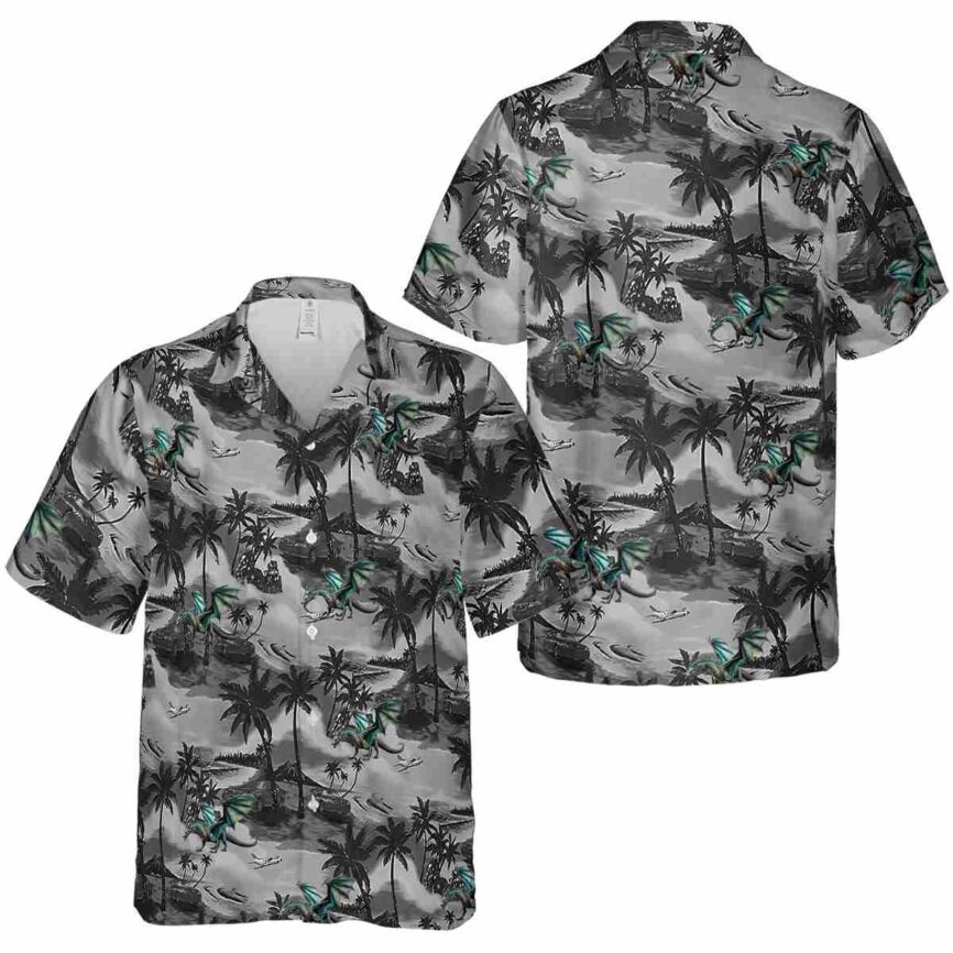 Dragon Island Beach Hawaiian Shirt Premium grade