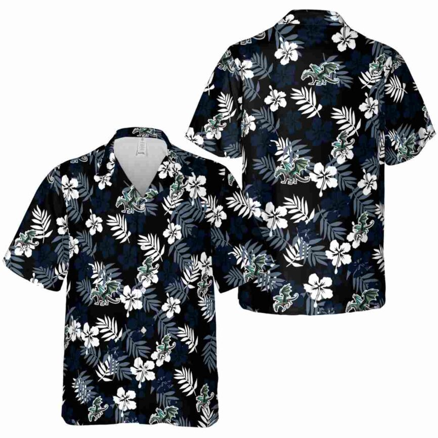Dragon Leafy Hibiscus Hawaiian Shirt Premium grade