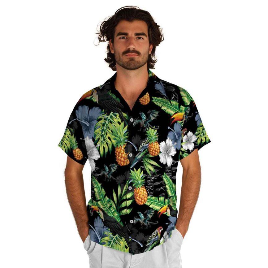 Dragon Leafy Toucan Hawaiian Shirt New Arrival