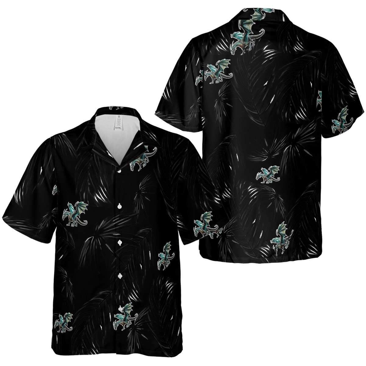 Dragon Monochrome Palm Hawaiian Shirt Premium grade Dragon Monochrome Palm Hawaiian Shirt Premium grade