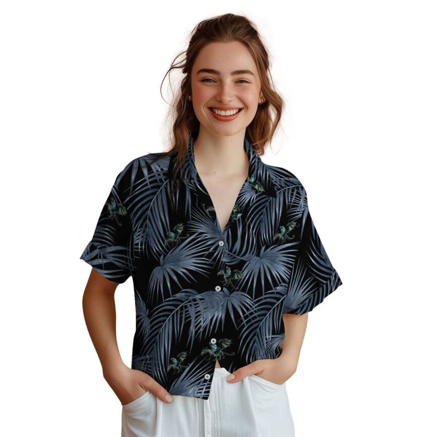 Dragon Palm Frond Hawaiian Shirt Top rated