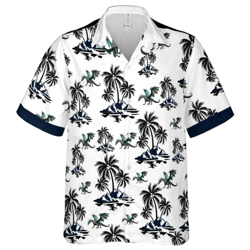 Dragon Palm Island Graphic Hawaiian Shirt Fashion forward