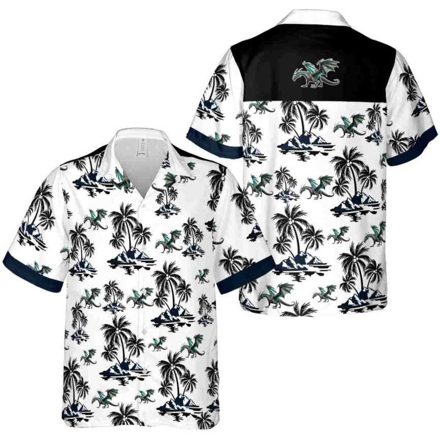 Dragon Palm Island Graphic Hawaiian Shirt Premium grade