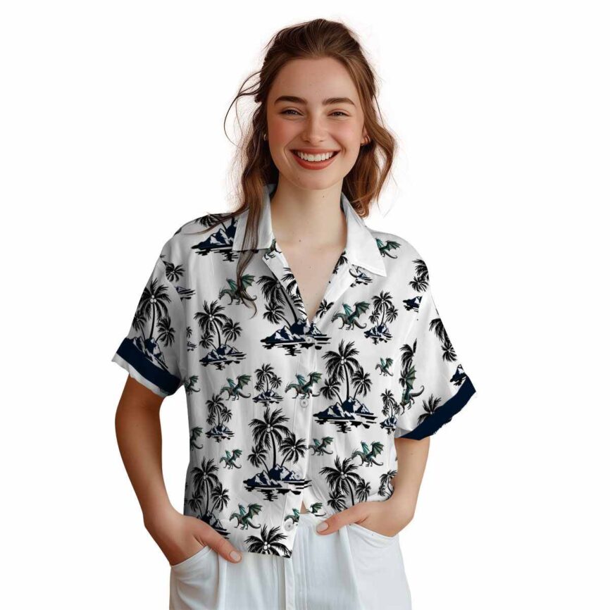 Dragon Palm Island Graphic Hawaiian Shirt Top rated