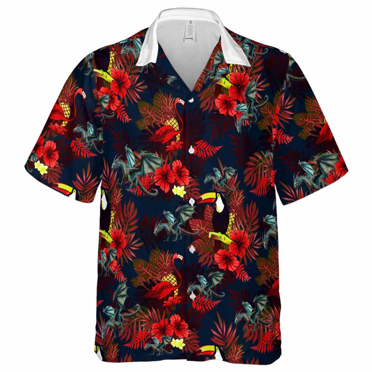Dragon Tropical Bird Hawaiian Shirt Fashion forward Dragon Tropical Bird Hawaiian Shirt Fashion forward