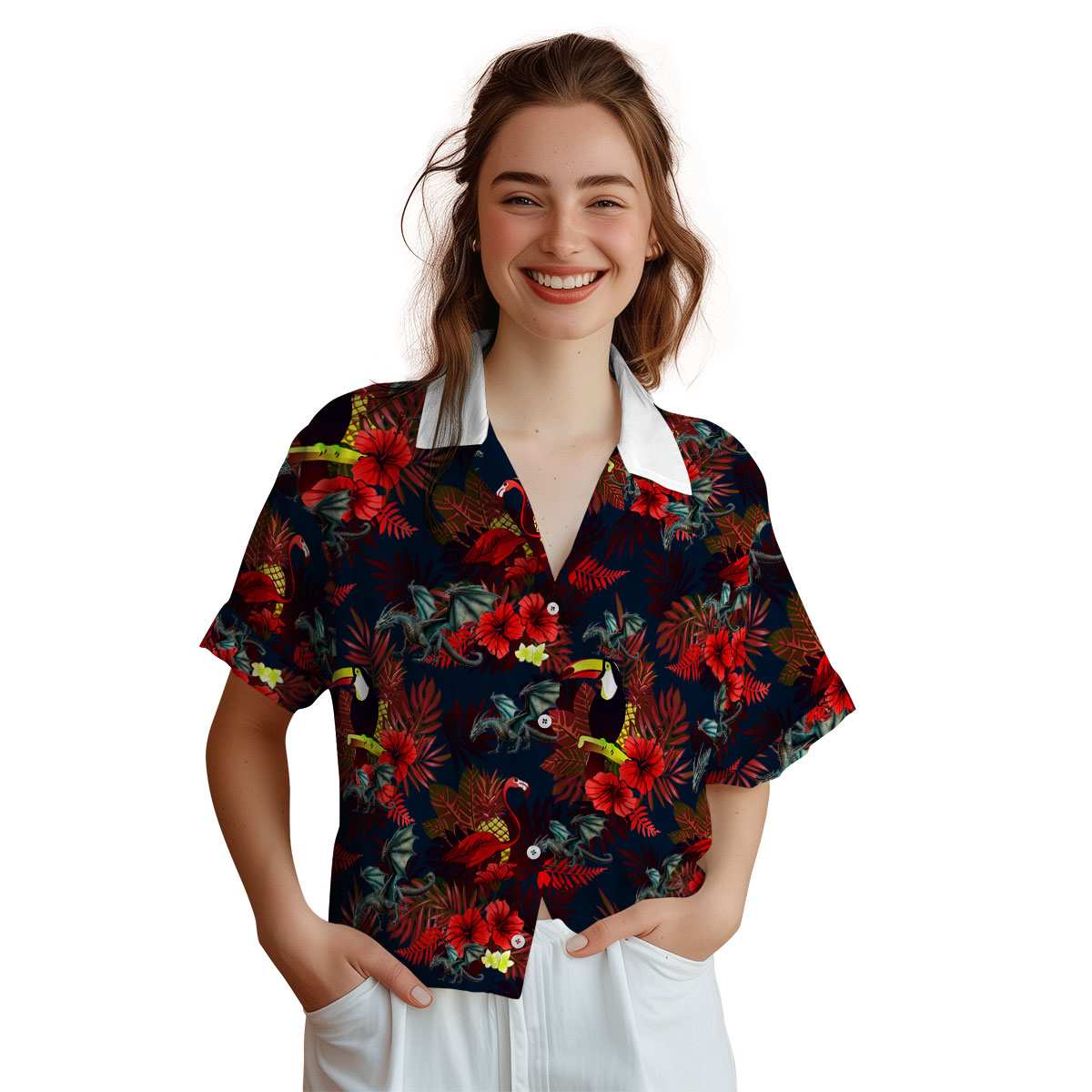 Dragon Tropical Bird Hawaiian Shirt Top rated Dragon Tropical Bird Hawaiian Shirt Top rated