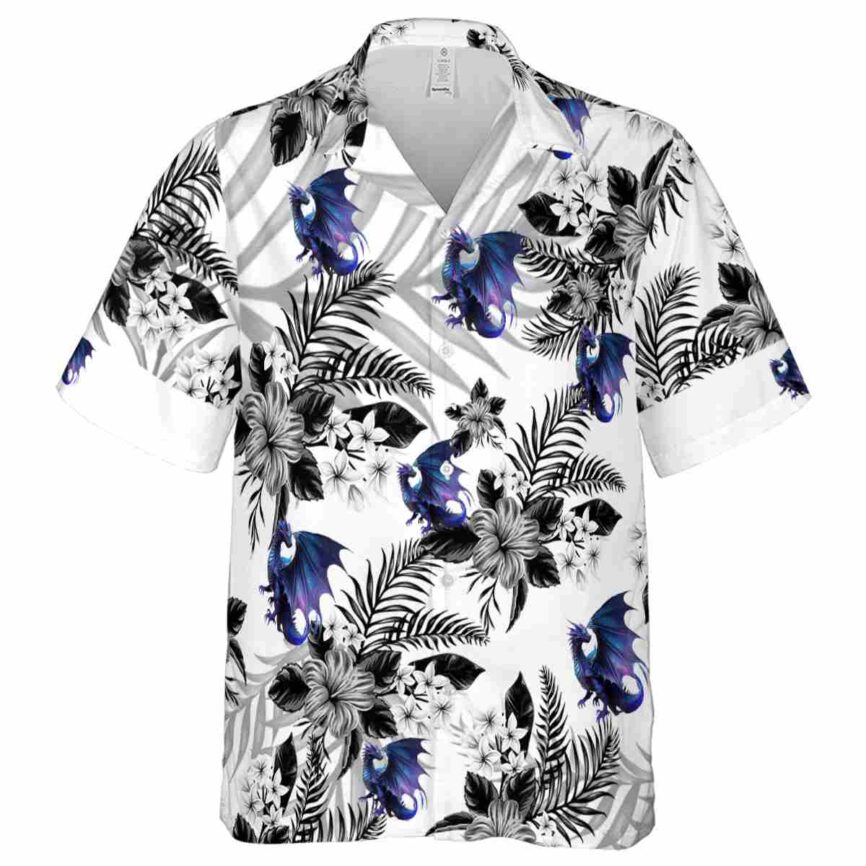 Dragon Tropical Blossom Hawaiian Shirt Fashion forward