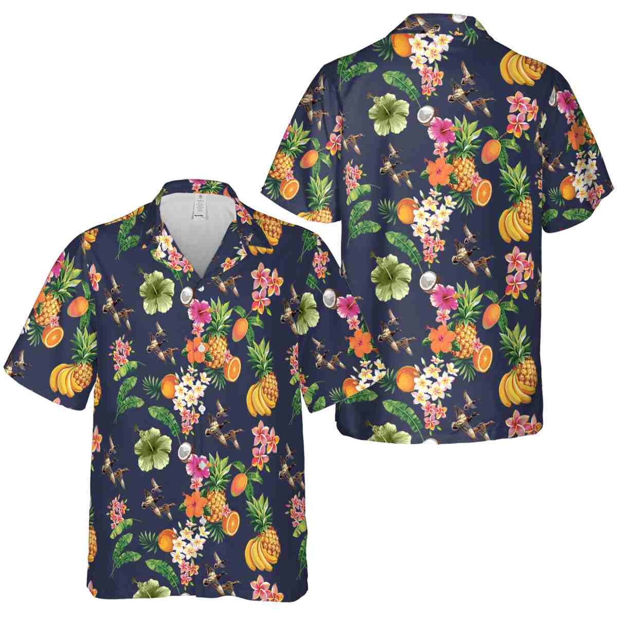Duck Fruit Pattern Hawaiian Shirt Premium grade Duck Fruit Pattern Hawaiian Shirt Premium grade