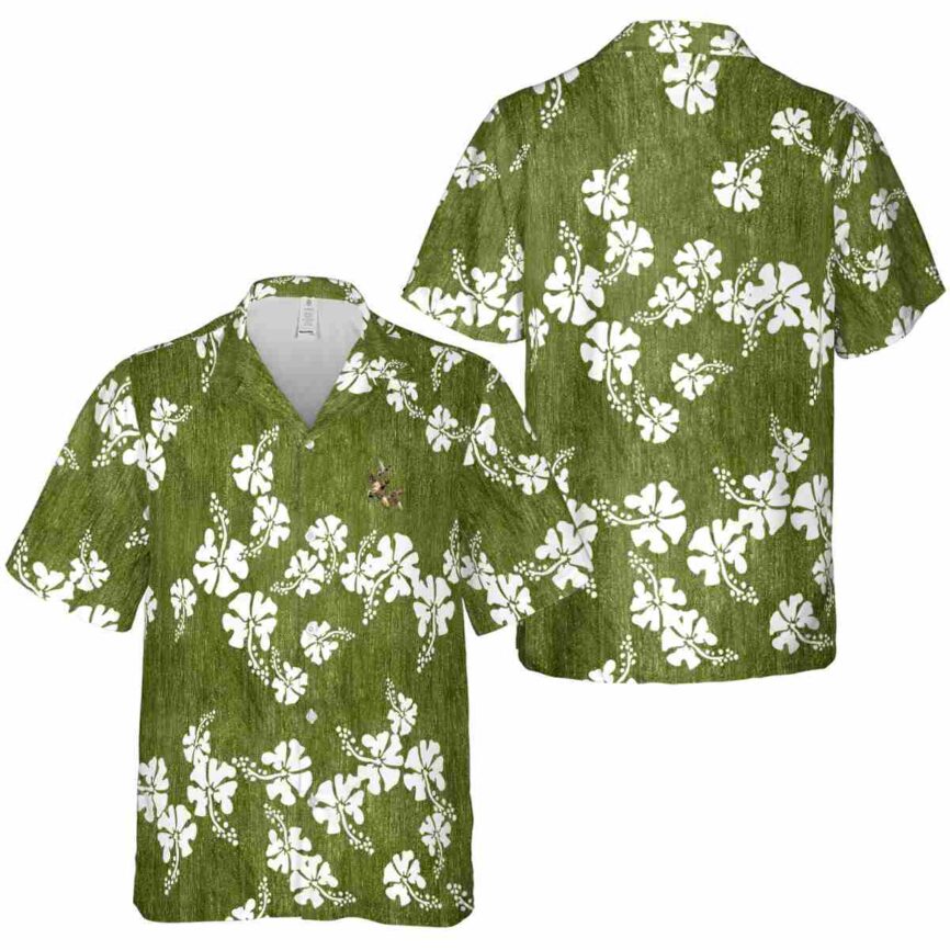 Duck Hibiscus Blossom Hawaiian Shirt Premium grade