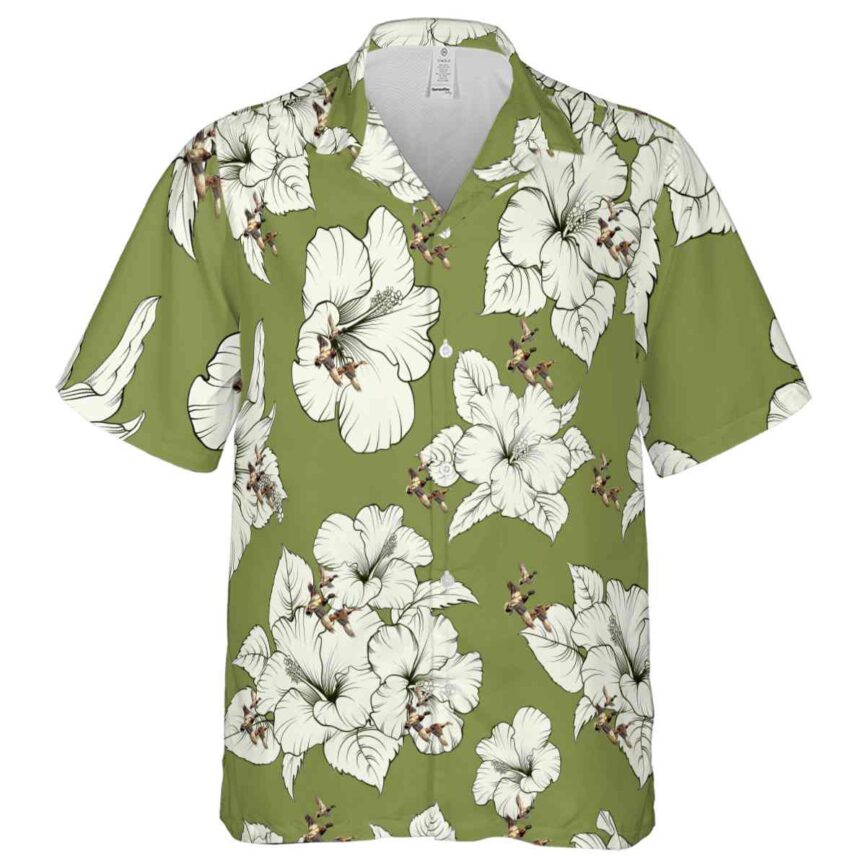 Duck Hibiscus Flower Hawaiian Shirt Fashion forward