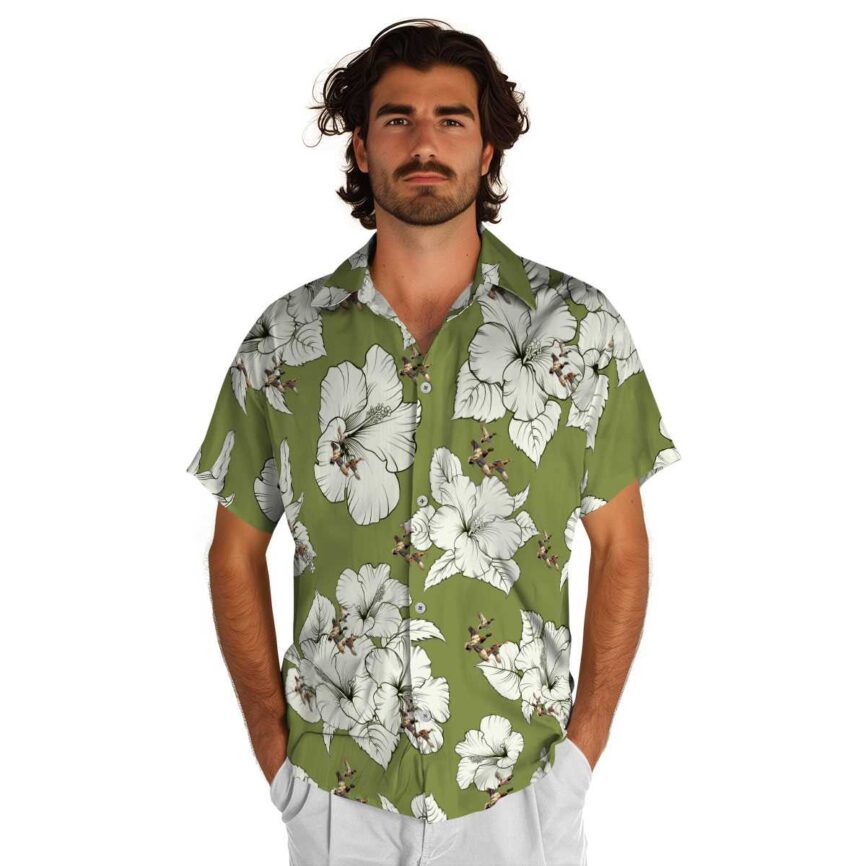 Duck Hibiscus Flower Hawaiian Shirt New Arrival