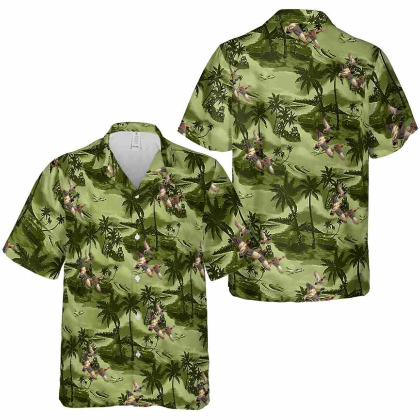 Duck Island Beach Hawaiian Shirt Premium grade