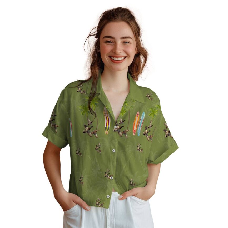 Duck Island Theme Hawaiian Shirt Top rated