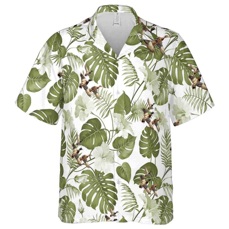 Duck Leaf Pattern Hawaiian Shirt Fashion forward