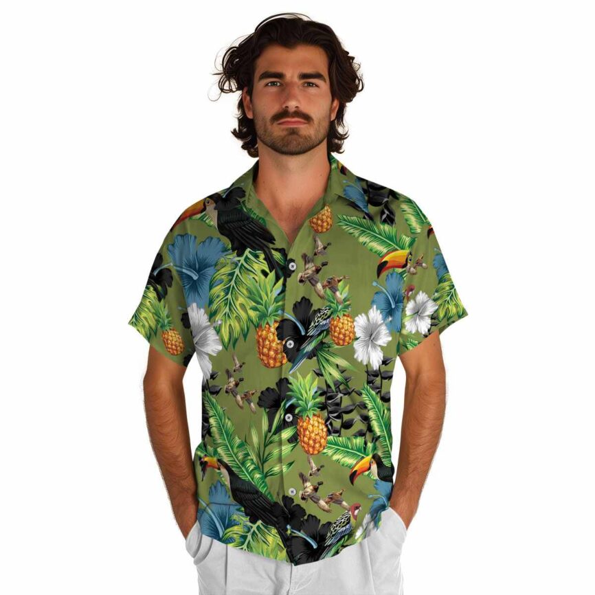 Duck Leafy Toucan Hawaiian Shirt New Arrival