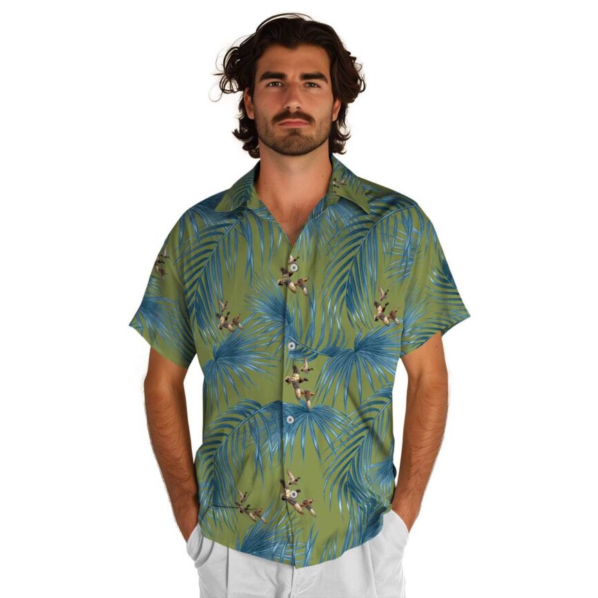 Duck Palm Frond Hawaiian Shirt New Arrival