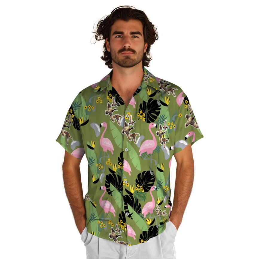 Duck Pink Flamingo Hawaiian Shirt New Arrival