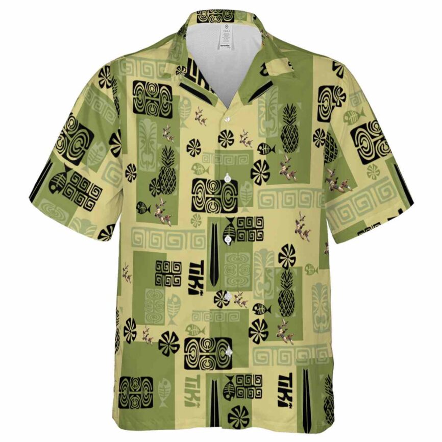 Duck Tiki Motifs Hawaiian Shirt Fashion forward