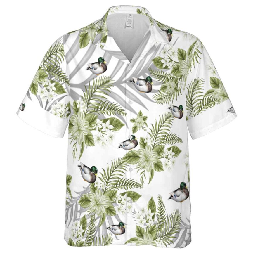 Duck Tropical Blossom Hawaiian Shirt Fashion forward