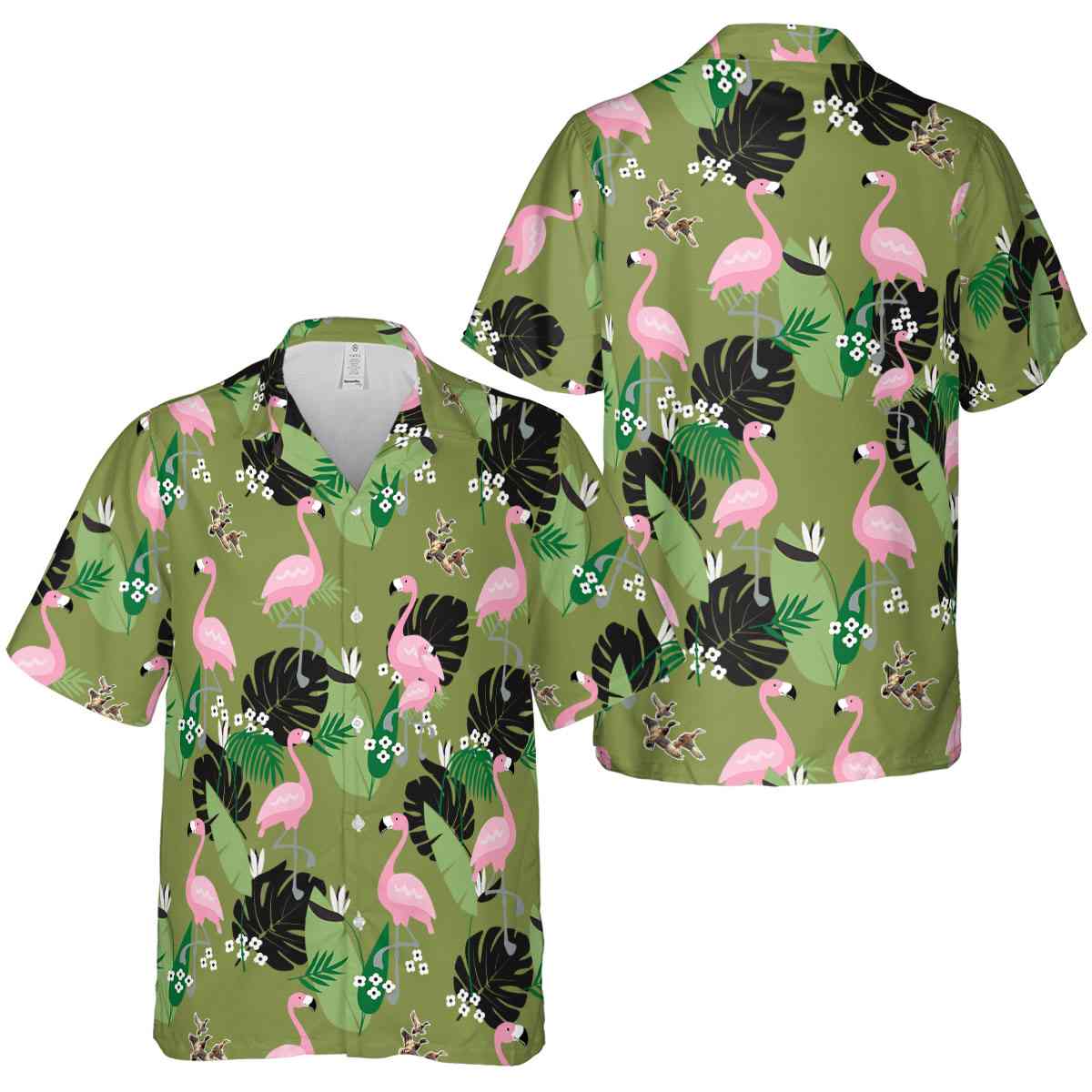 Duck Tropical Flamingo Hawaiian Shirt Premium grade Duck Tropical Flamingo Hawaiian Shirt Premium grade