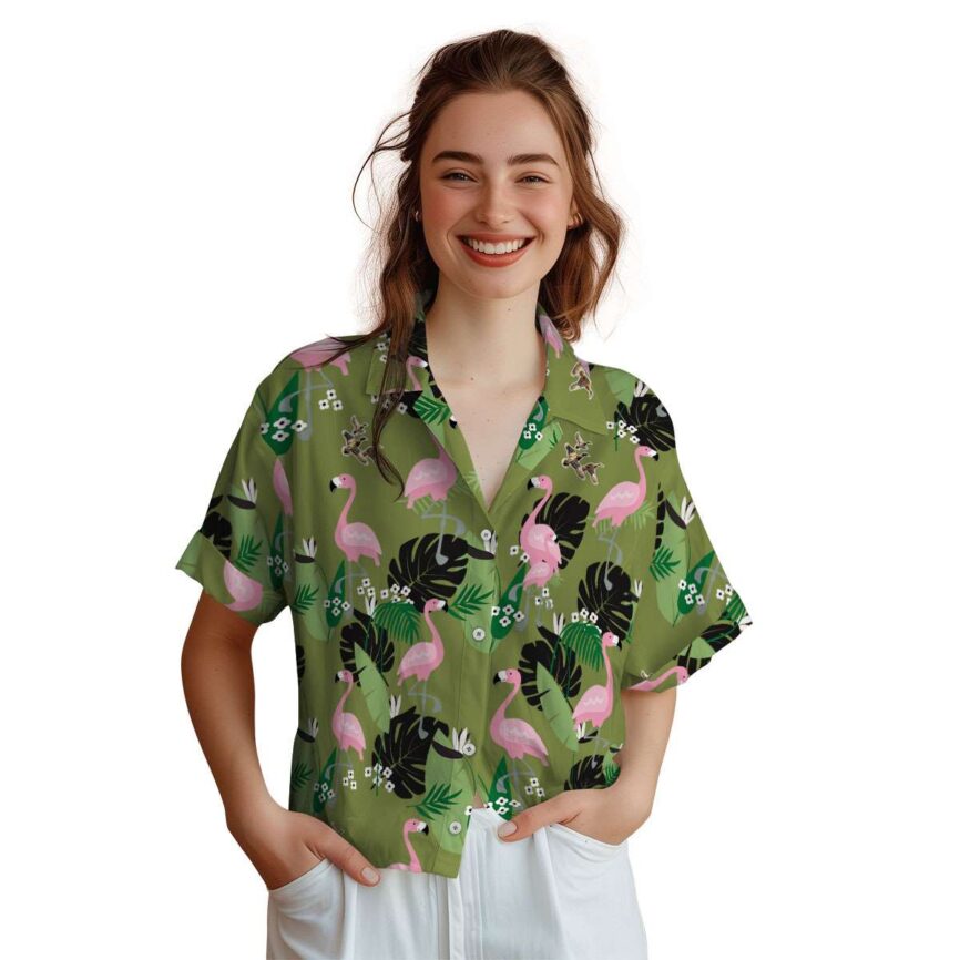 Duck Tropical Flamingo Hawaiian Shirt Top rated