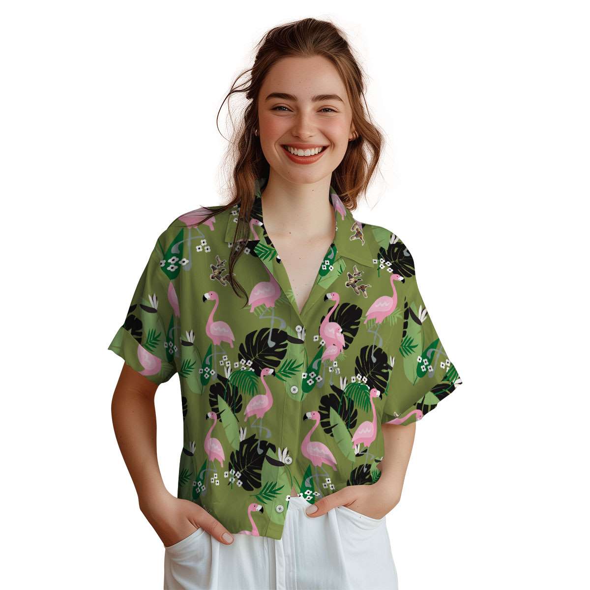 Duck Tropical Flamingo Hawaiian Shirt Top rated Duck Tropical Flamingo Hawaiian Shirt Top rated
