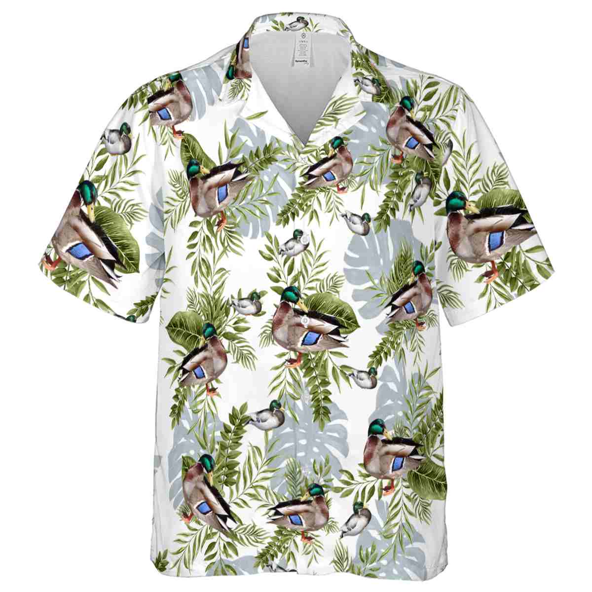 Duck Tropical Fronds Hawaiian Shirt Fashion forward Duck Tropical Fronds Hawaiian Shirt Fashion forward