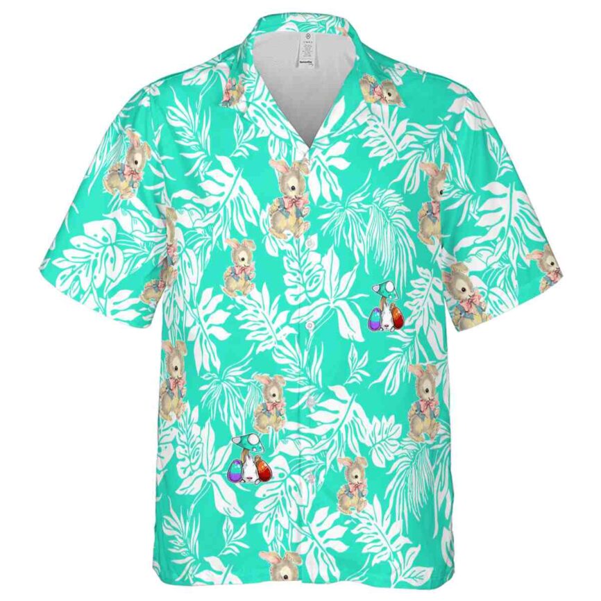 Easter Bold Foliage Hawaiian Shirt Fashion forward