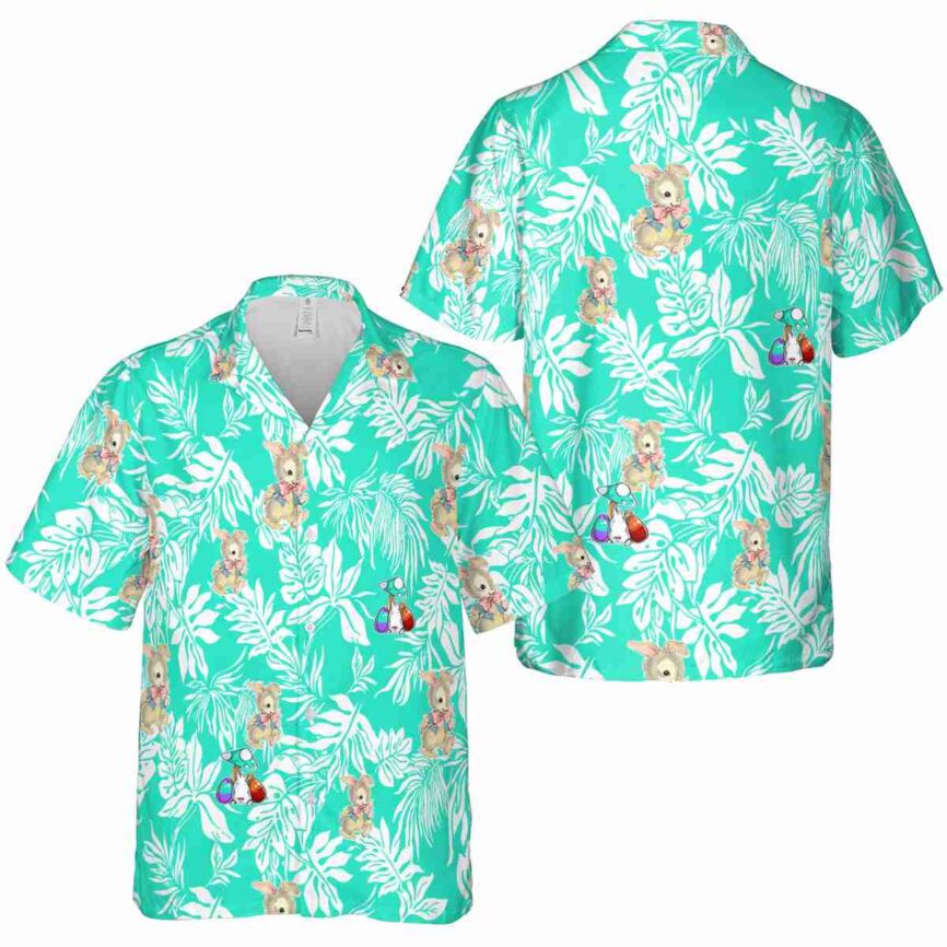 Easter Bold Foliage Hawaiian Shirt Premium grade