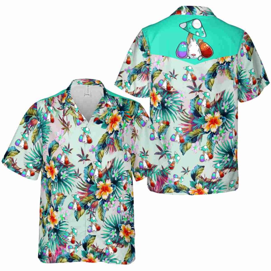 Easter Floral Burst Hawaiian Shirt Premium grade