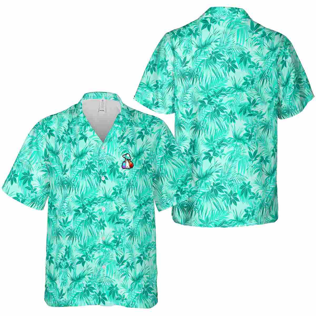 Easter Foliage Print Hawaiian Shirt Premium grade Easter Foliage Print Hawaiian Shirt Premium grade