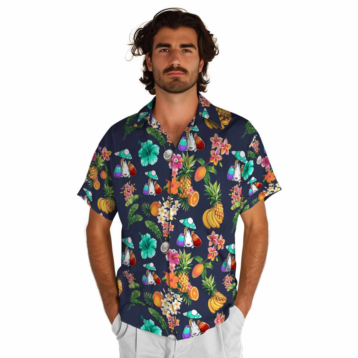 Easter Fruit Pattern Hawaiian Shirt New Arrival Easter Fruit Pattern Hawaiian Shirt New Arrival
