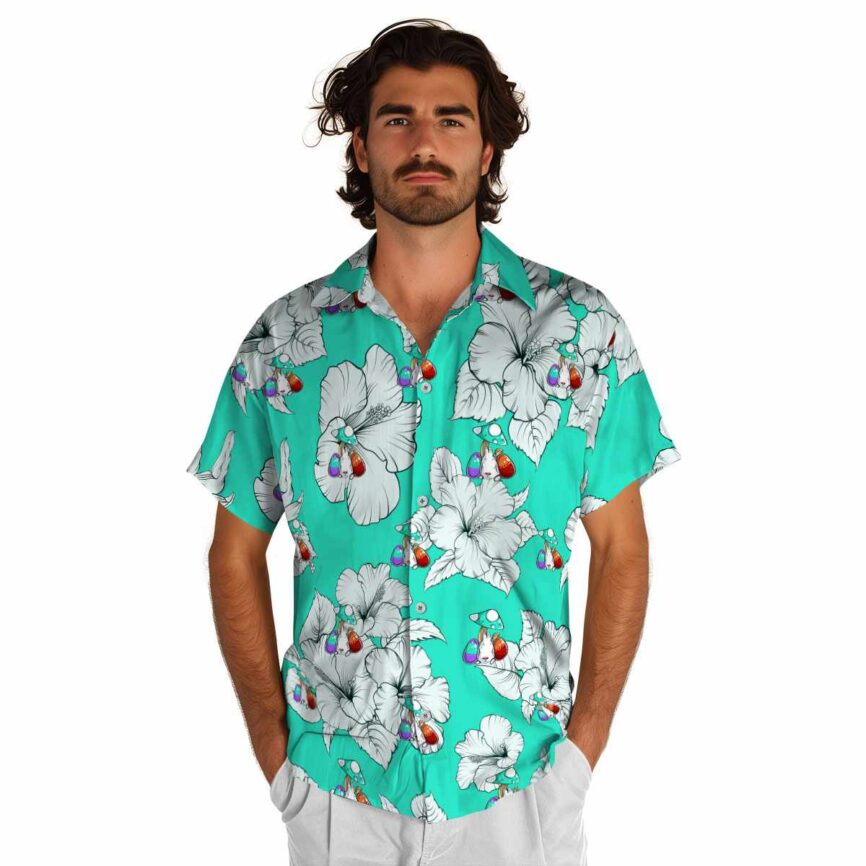 Easter Hibiscus Flower Hawaiian Shirt New Arrival