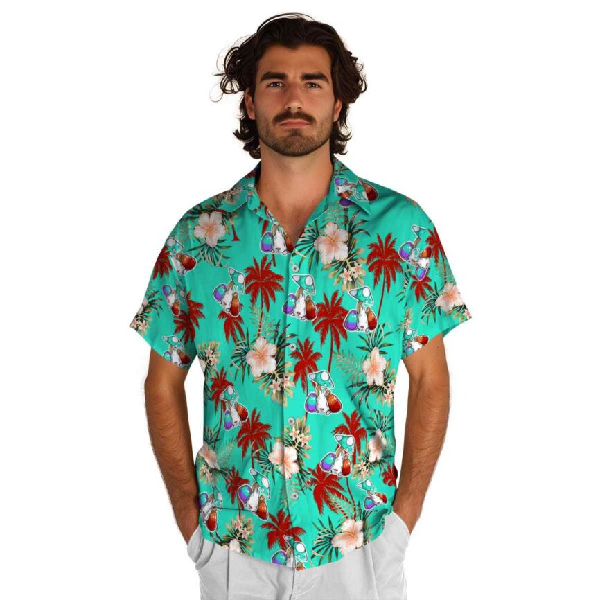 Easter Hibiscus Palm Hawaiian Shirt New Arrival