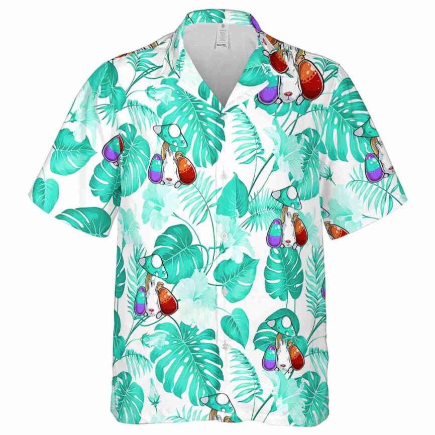 Easter Leaf Pattern Hawaiian Shirt Fashion forward