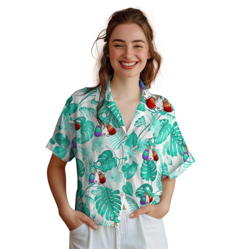 Easter Leaf Pattern Hawaiian Shirt Top rated