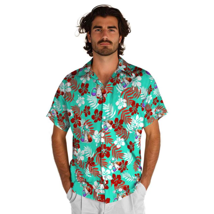 Easter Leafy Hibiscus Hawaiian Shirt New Arrival