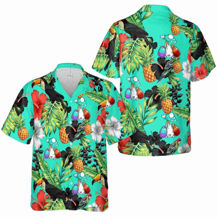 Easter Leafy Toucan Hawaiian Shirt Premium grade