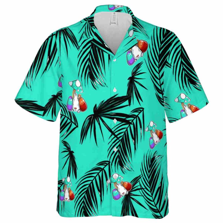 Easter Monochrome Palm Hawaiian Shirt Fashion forward