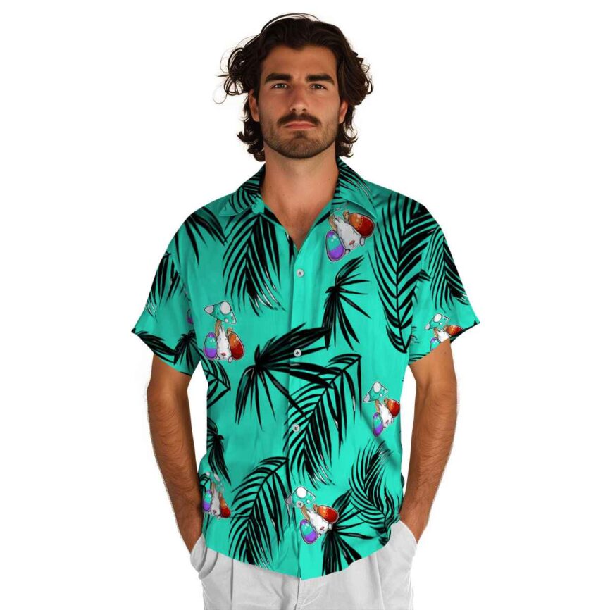 Easter Monochrome Palm Hawaiian Shirt New Arrival