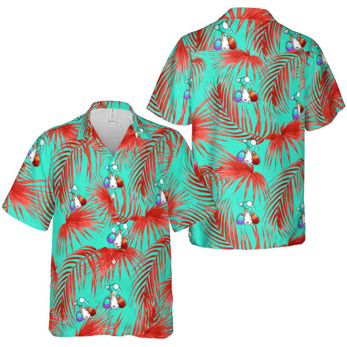 Easter Palm Frond Hawaiian Shirt Premium grade Easter Palm Frond Hawaiian Shirt Premium grade